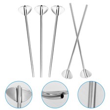 6 Pcs Cannucce in Acciaio Inox