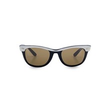 Occhiali da sole Ray-Ban B&L vintage nero bianco acetato Wayfarer RB 5022