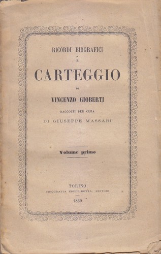Ricordi biografici carteggio - e,