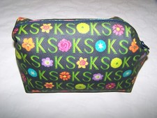 BORSA KEN SCOTT  UNISEX BEAUTY TE CANVAS BAG  MADE IN ITALY 100% ORIGINALE