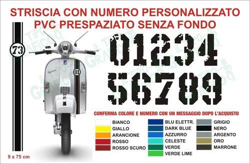 Striscia sticker numero - striscia,