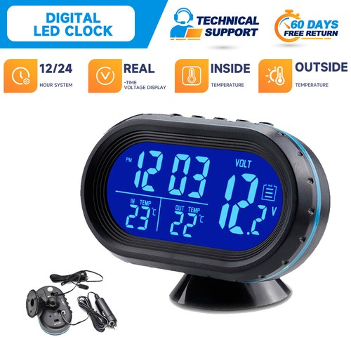 Orologio auto digitale - lcd, 3