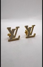 Louis Vuitton Gold Earrings LV