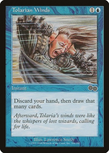 Magic mtg tolarian winds - mtg, nm