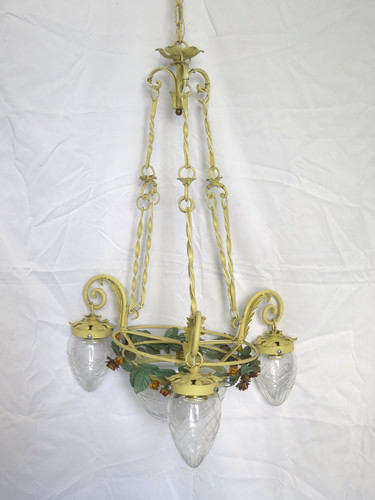 Lampadario stile florelae art - lampadario,