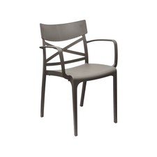 Sedia Croix Tortora con bracciolo per bar e ristoranti