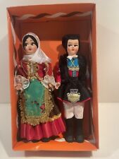 bambole costume sardo Sardegna vintage made in italy marca Eros