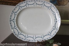 WEDGWOOD ETRURIA  GRANDE PIATTO ANTICO DA PORTATA IN CERAMICA  VECCHIO VASSOIO 