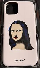 Cover Custodia pelle iPhone 11 Pro Off White MonaLisa by Virgil Abloh nuova rara