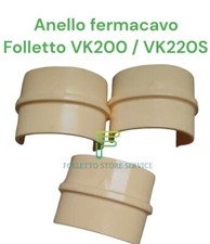 ANELLO METTI E FERMA CAVO ORIGINALE IN PLASTICA GIALLO  FOLLETTO VK200 - VK220S