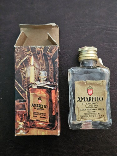 Mini bottiglia vetro - , amaretto