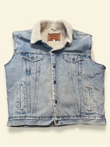 Gilet vintage levis sherpa - vintage,