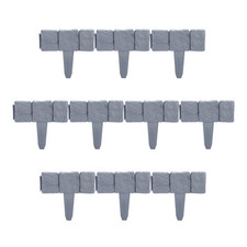 Bordure per aiuole Recinzione da giardino Bordura decorativa Pareti in plastica