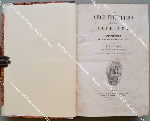 Selvatico pietro anno 1834 - anno,