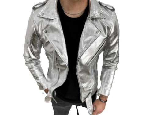 Giacca motociclista uomo - giacca,