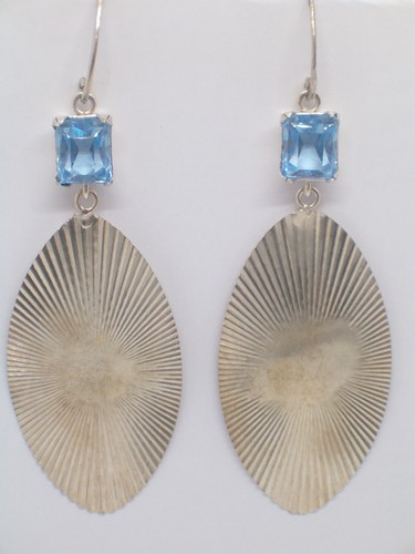 925 silver earrings - earrings, with
