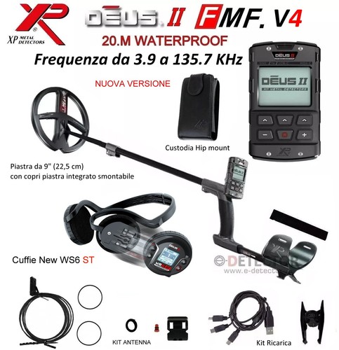 Deus v4 metal detector - xp,
