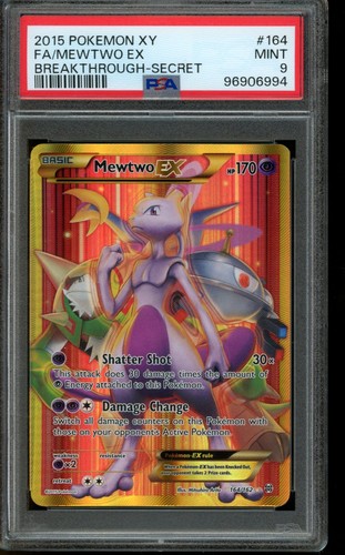 Psa mint pokemon mewtwo ex - mint,