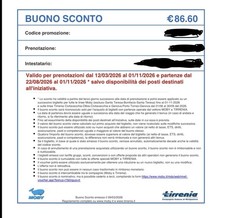 Buono sconto - codice coupon