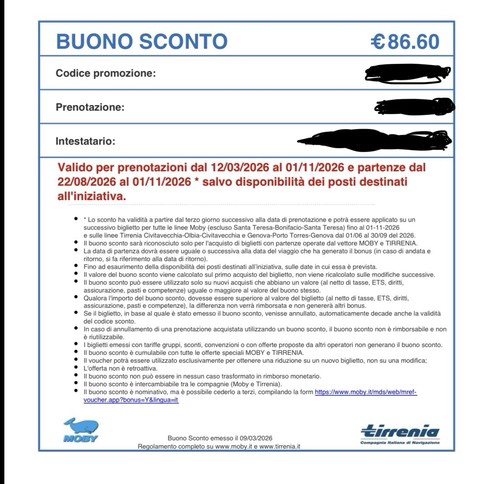 Buono sconto codice coupon - buono,