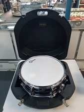 Ludwig 14" Galaxy Black Sparkle rullante batteria supporto VECCHIO VINTAGE NERO BIANCO LOG