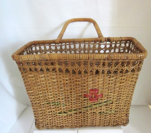 Borsa cestino vintage - borsa/cestino, in