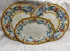 Lotto di 3 piatti da portata