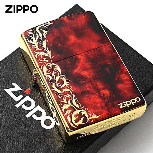 Accendino olio zippo - a, oro