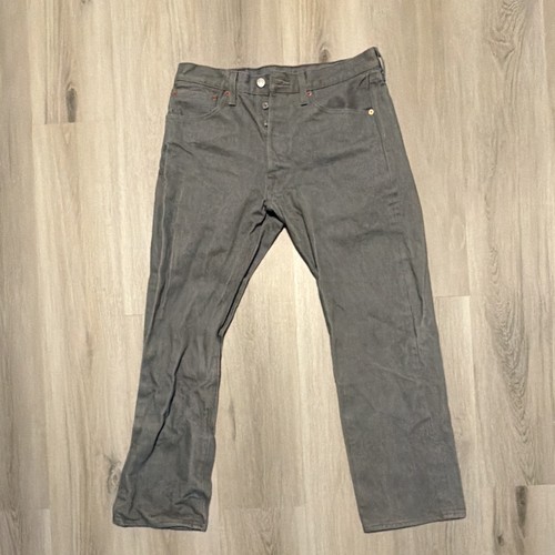 Levi 501 uomo grigio - levi's, bottone