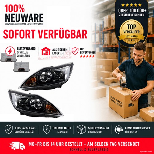 Set fari xenon anteriore - set,