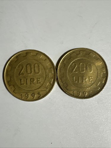 Monete 200lire 1995 - monete,