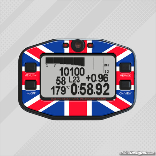 Adesivo gel union jack per - adesivo,