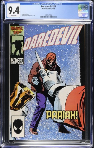 Daredevil 229 cgc 4 pagine - 9,4,