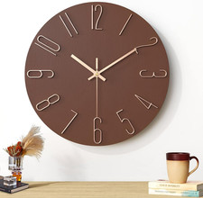 Orologio Da Parete, 30Cm Orologio Da Muro, Silenzioso, per Casa, Soggiorno, Cuci