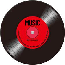 Tappeto Rotondo Vinile