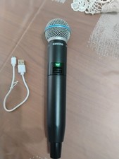 Shure Glxd2 /Beta 58 -Z2 Handheld Transmitter Wireless Microphone BATTERIA NUOVA