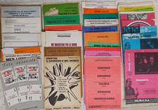 Spartiti Musicali LOTTO oltre 35 LIBRETTI BATTITURE ANNI 80 PAPETTI RAI SANREMO