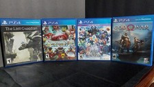 LOT OF 4 PS4 GAMES GOD OF WAR