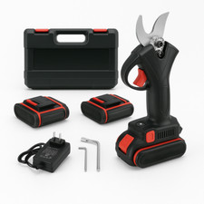 Forbice a Batteria da Potatura+Valigia Cesoia 48V 3.0 AH Taglio 30 MM 2 Batterie
