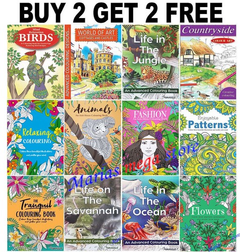 Adult anti stress colouring - adult, anti-stress