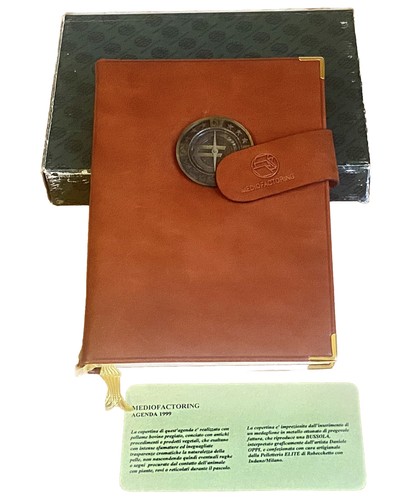 Agenda vintage vera pelle - in,