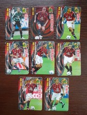 8 figurine Cards Game calcio