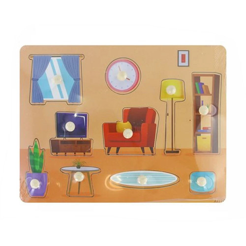 Puzzle incastro tema mobili - puzzle, a