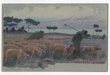Cartolina Basilio Cascella Dal