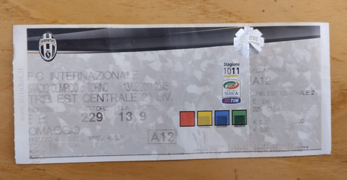 Calcio biglietto partita - -,