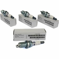 4 Candele Accensione Originali GM Opel Zafira H J Corsa D Zafira B 1.6 1.8 LPG