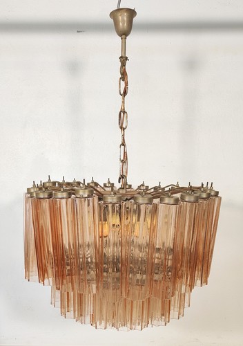Lampadario tronchi canne vetro - lampadario,