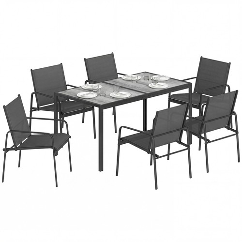 Outsunny set pranzo esterni - set, da