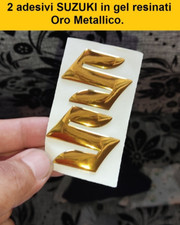 2 adesivi SUZUKI GEL 50.mm ORO