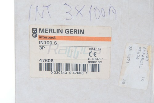 In100s merlin gerin - merlin, schneider
